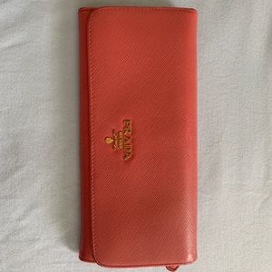Prada long wallet